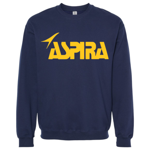 SPIRIT Crewneck Sweatshirt with Large ASPIRA Logo
