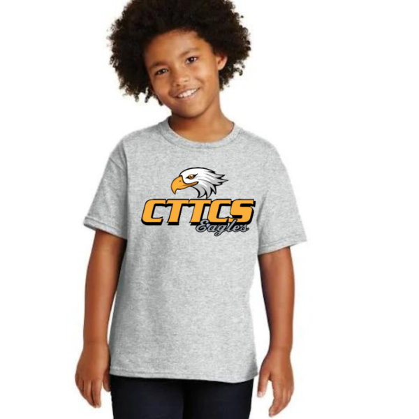 Cotton/Poly Blend T-Shirt with Spirit Logo **ALL SALES FINAL**