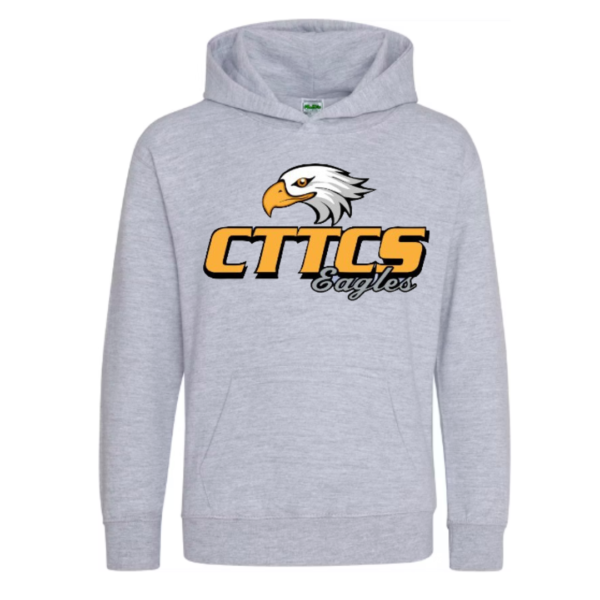 Cotton/Poly Blend Hooded Sweatshirt with Spirit Logo