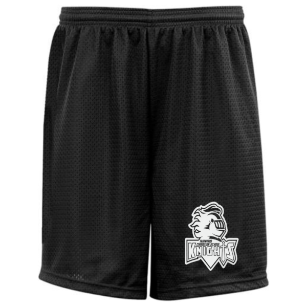 Black Activity Shorts with School Logo
