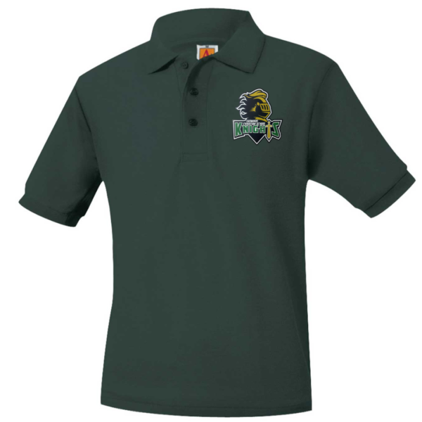 Green Polo Shirt with FW Logo