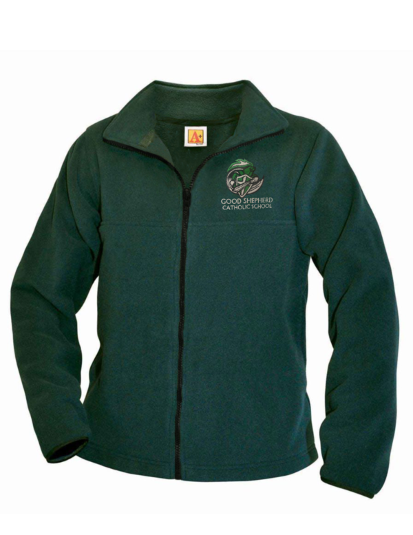 Green Fleece with GS School Logo                                                                                         **ALL SALES FINAL**