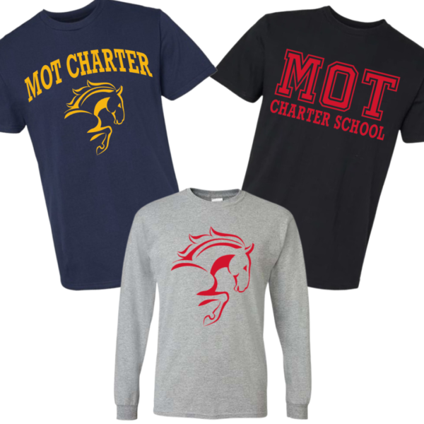 MOT T-Shirt with School Spirit Logo                                                                                                **ALL SALES FINAL**