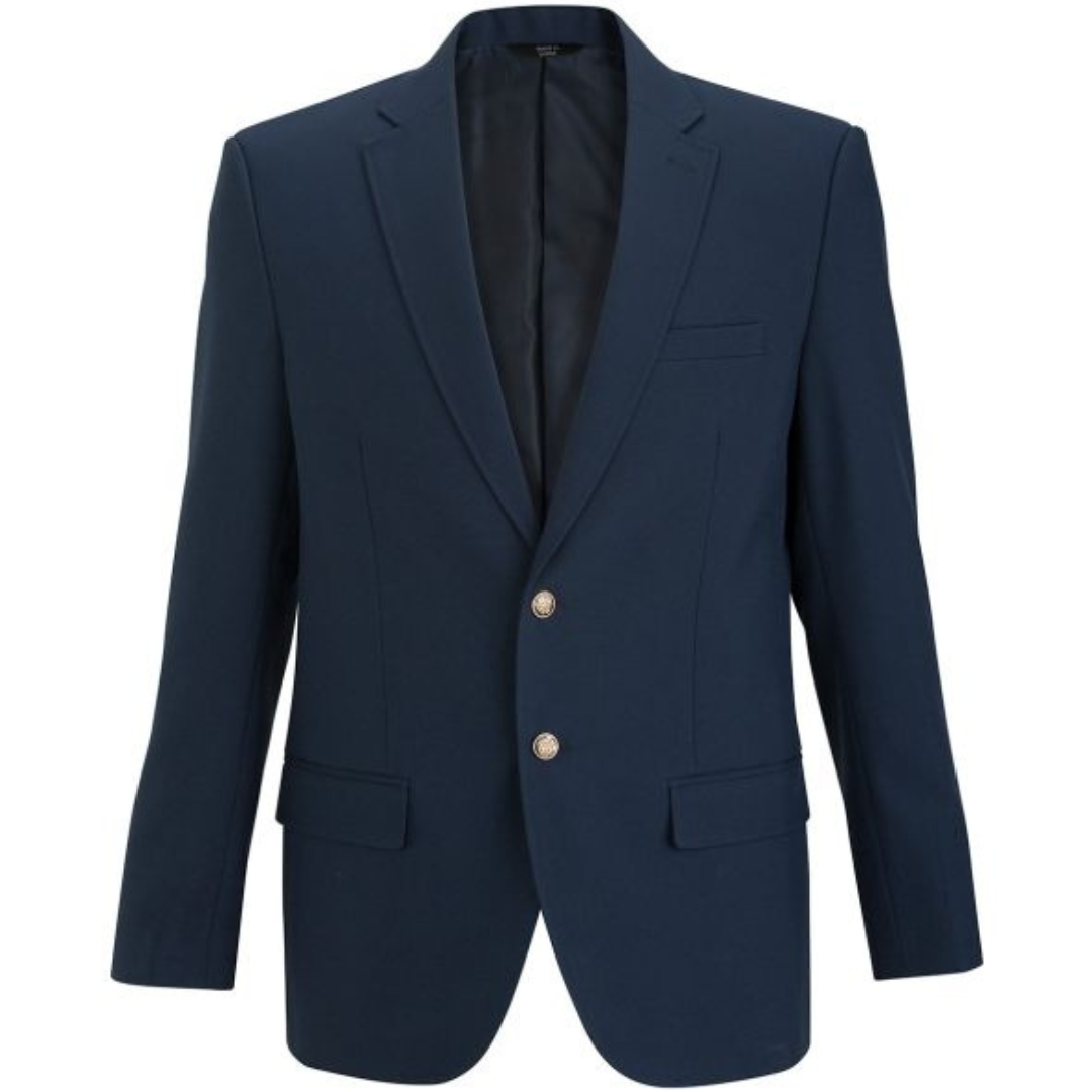 Navy Polyester Blazer Girls