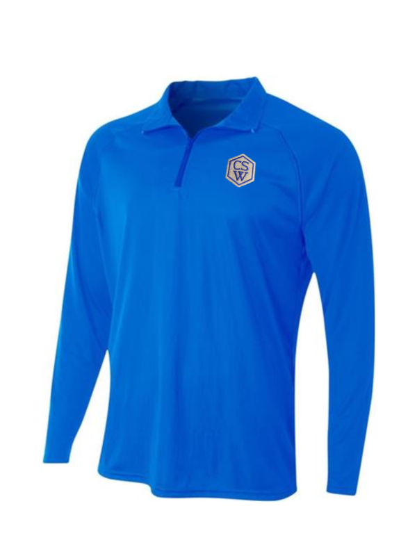Royal Blue 1/4 Zip Pullover Performance Fleece                                                                         **ALL SALES FINAL**