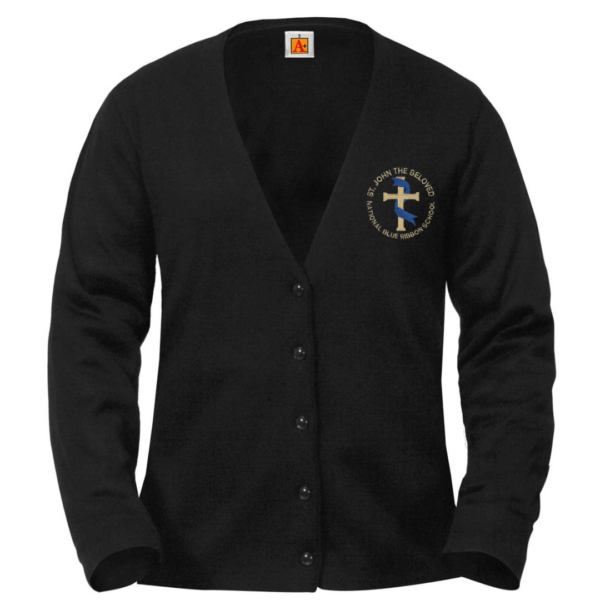 Black Award Sweater with SJB Logo                                                              **ALL SALES FINAL**
