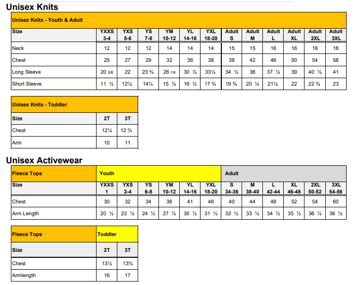 Measuring & Sizing Tips - Rush Uniform