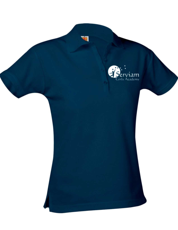 Navy Polo with Logo