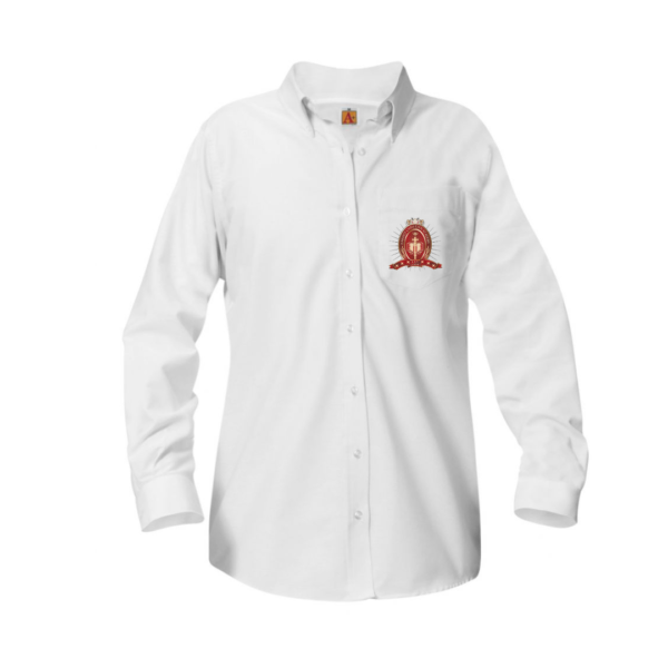 Boys Oxford Shirt with School Logo