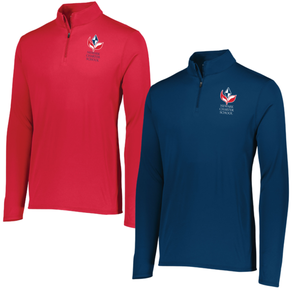 **HOT NEW ITEM**           1/4 Zip Performance with NCS School Logo